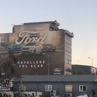 DIŞ CEPHE VİNİL (BRANDA ) GERME REKLAM 