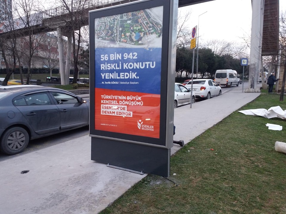 CLP / HAREKETLİ RAKET PANO (SCROLLİNG POSTER )