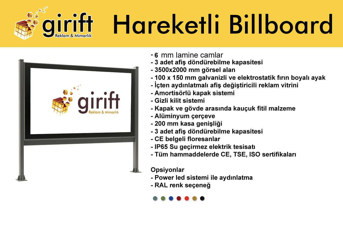 Hareketli Billboard 